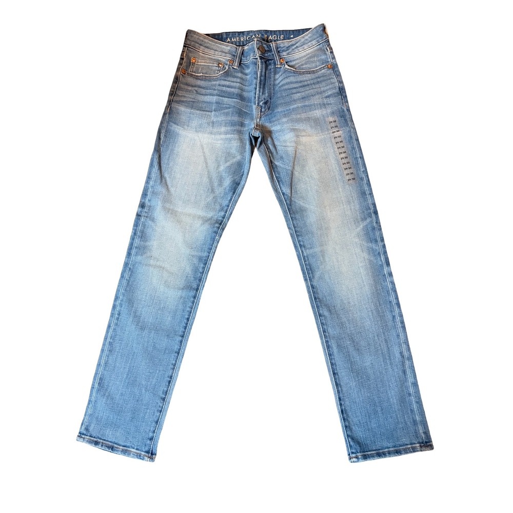 American Eagle Next Level Airflex Slim Straight Jeans Womens 29x30 Blue